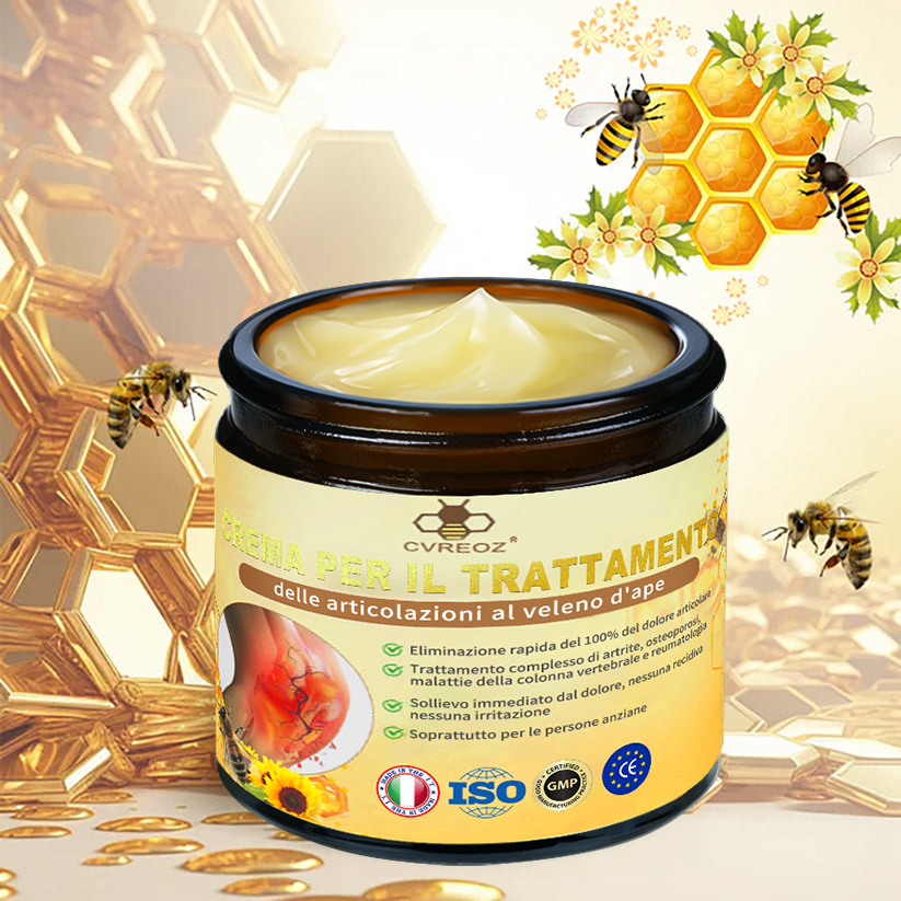 Cvreoz® Crema per il trattamento  delle articolazioni al veleno d'ape( ✨ Progettato appositamente per gli anziani & raccomandato da SIOT. ✨ )