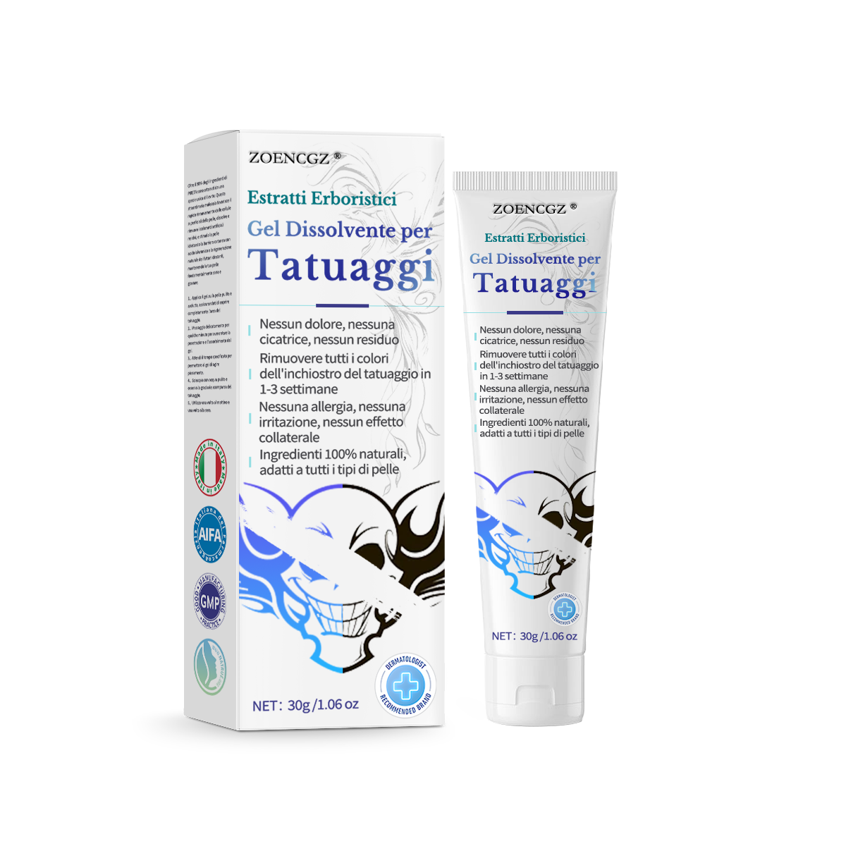 Sono rimaste solo 5 confezioni! Goditi uno sconto del 30%! I dermatologi consigliano di acquistare 4-6 confezioni per rimuovere completamente tutti i tatuaggi pigmentati. Non perdere questa occasione, altrimenti dovrai aspettare fino al prossimo anno!⏰⏰